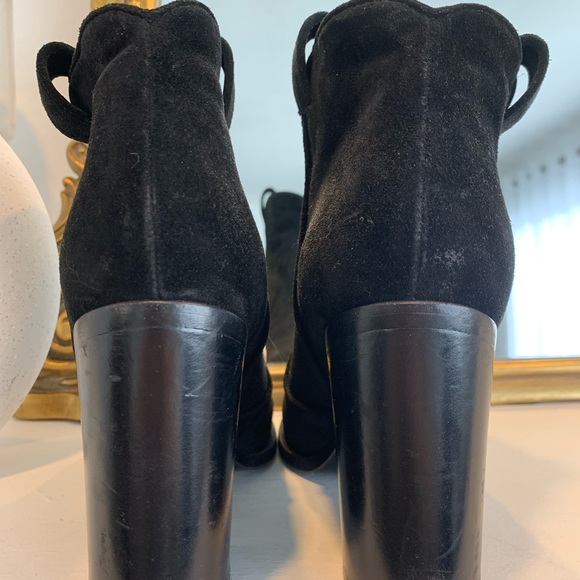 Laurence Dacade Black Suede Ankle Boots Size 38 - Picture 4 of 7